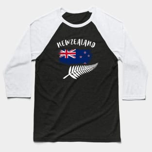 New Zealand Flag Baseball T-Shirt